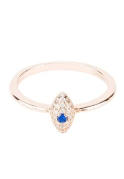 Latelita Elliptical Eye Band Ring Rosegold -Latelitla Store elliptical eye band ring rosegold 623379