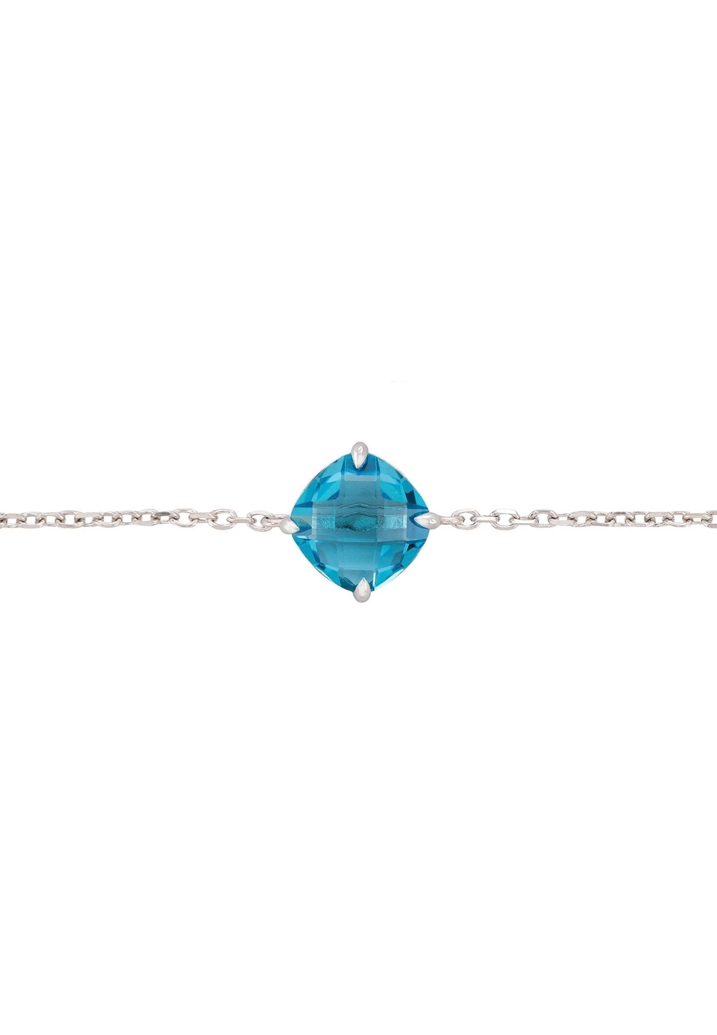 Latelita Empress Blue Topaz Gemstone Bracelet Silver 5 Latelita Empress Blue Topaz Gemstone Bracelet Silver - Image 3