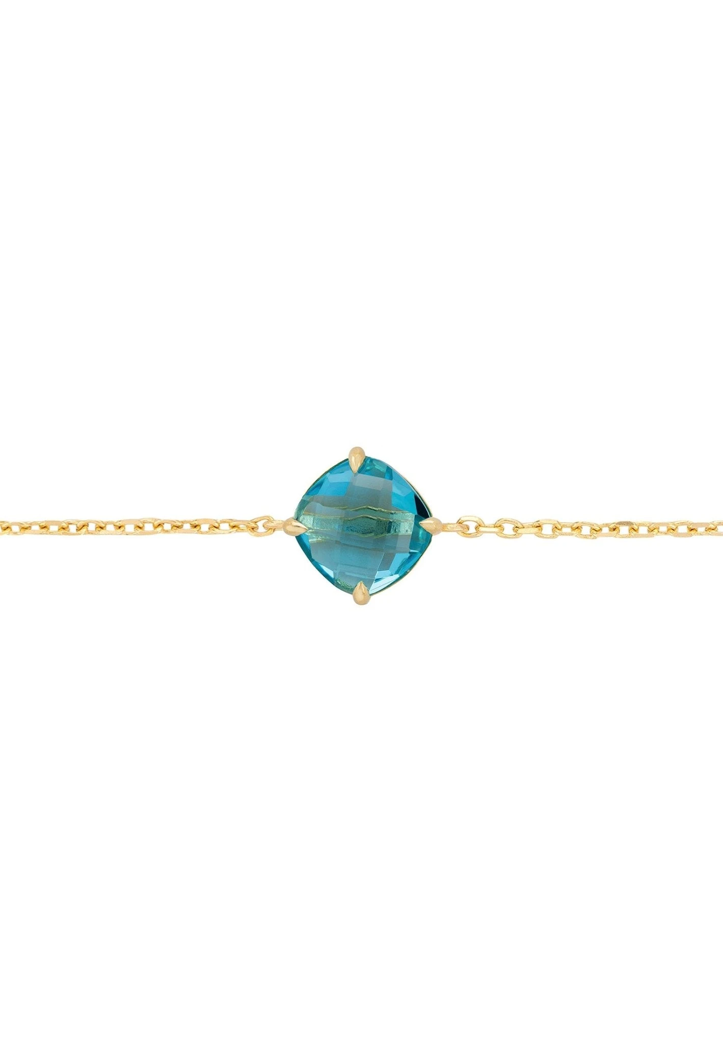 Latelita Empress Gemstone Bracelet Gold Blue Topaz 4 Latelita Empress Gemstone Bracelet Gold Blue Topaz - Image 2