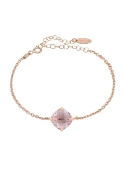 Latelita Empress Gemstone Bracelet Rosegold Rose Quartz