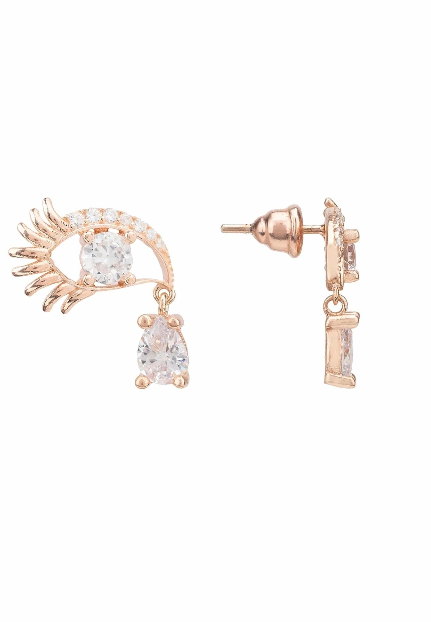 Latelita Eye Of Horus Earrings Rosegold 5 Latelita Eye Of Horus Earrings Rosegold - Image 3