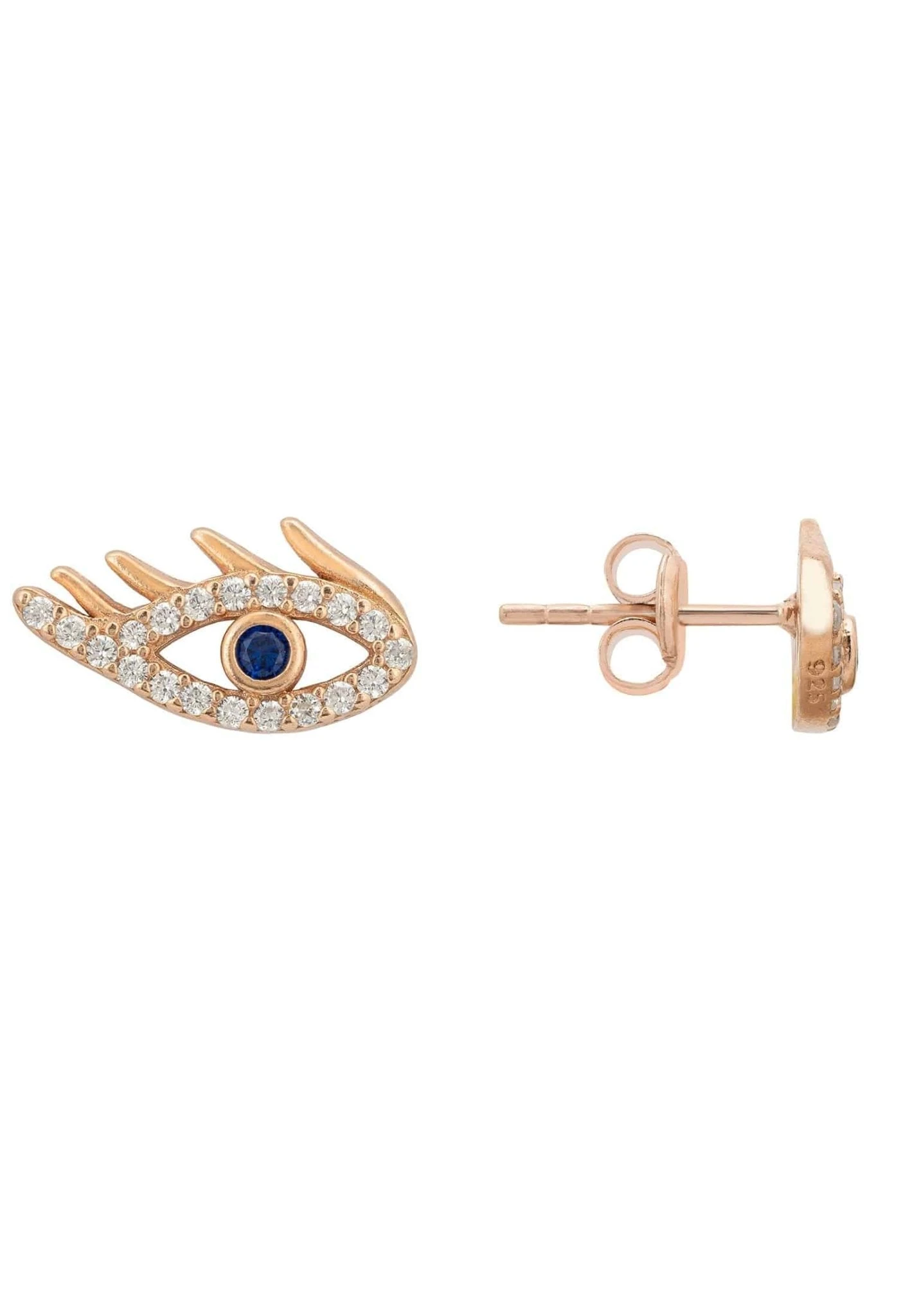Latelita Eye Of Horus Stud Earrings Rosegold 5 Latelita Eye Of Horus Stud Earrings Rosegold - Image 3