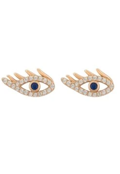 Latelita Eye Of Horus Stud Earrings Rosegold