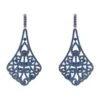 Latelita Featherington Drop Earrings Sapphire Blue Rosegold -Latelitla Store featherington drop earrings sapphire blue rosegold 118059