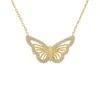 Latelita Filigree Butterfly Necklace Gold -Latelitla Store filigree butterfly necklace gold 980799