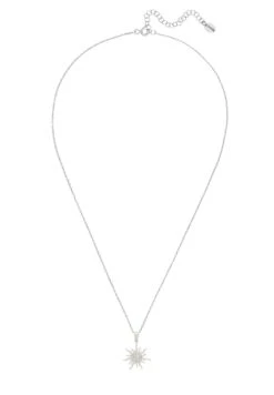 Latelita Flaming Sun Necklace Silver -Latelitla Store flaming sun necklace silver 724626