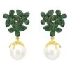 Latelita Flowers Baroque Pearl Earrings Emerald Green Gold 1 Latelita Flowers Baroque Pearl Earrings Emerald Green Gold -Latelitla Store flowers baroque pearl earrings emerald green gold 981571