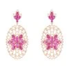 Latelita Full Bloom Flower Earrings Ruby Rosegold 2 Latelita Full Bloom Flower Earrings Ruby Rosegold -Latelitla Store full bloom flower earrings ruby rosegold 746529