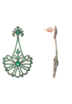 Latelita Harlequin Drop Earrings Rosegold Emerald 8 Latelita Harlequin Drop Earrings Rosegold Emerald -Latelitla Store harlequin drop earrings rosegold emerald 357351