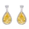 Latelita Harlow Lemon Topaz Teardrop Earrings Silver -Latelitla Store harlow lemon topaz teardrop earrings silver 718506