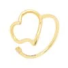 Latelita Heart Midi Pinky Ring Gold -Latelitla Store heart midi pinky ring gold 679145