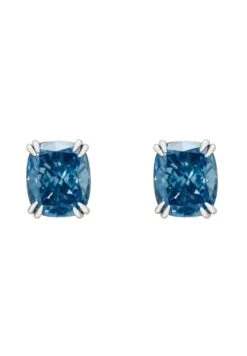 Latelita Helena Blue Topaz Stud Earrings Silver