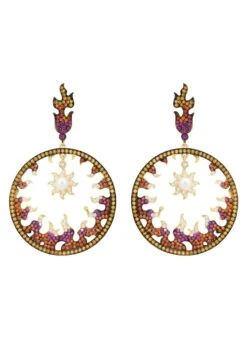 Latelita Helios Earrings Flame Gold