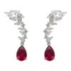 Latelita Henriette Teardrop Earrings Ruby Silver 2 Latelita Henriette Teardrop Earrings Ruby Silver -Latelitla Store henriette teardrop earrings ruby silver 283027