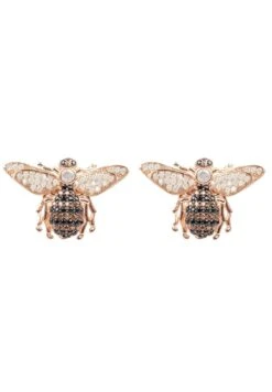 Latelita Honey Bee Stud Earrings Rosegold
