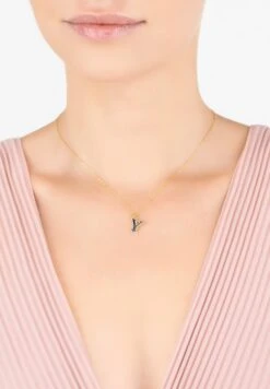 Latelita Initial Enamel Necklace Gold Y 7 Latelita Initial Enamel Necklace Gold Y -Latelitla Store initial enamel necklace gold y 525936