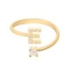 Latelita Initial Ring Gold E -Latelitla Store initial ring gold e 434138