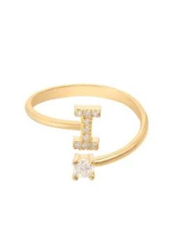 Latelita Initial Ring Gold I