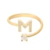 Latelita Initial Ring Gold M -Latelitla Store initial ring gold m 920492