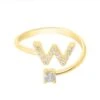 Latelita Initial Ring Gold W -Latelitla Store initial ring gold w 566659