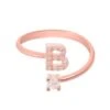 Latelita Initial Ring Rosegold B 1 Latelita Initial Ring Rosegold B -Latelitla Store initial ring rosegold b 860775