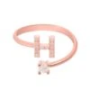 Latelita Initial Ring Rosegold H -Latelitla Store initial ring rosegold h 299060
