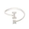 Latelita Initial Ring Silver I -Latelitla Store initial ring silver i 566364