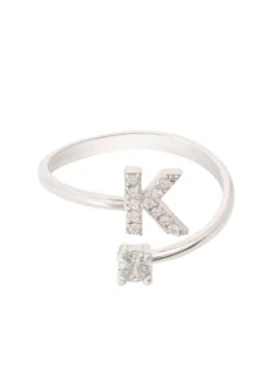 Latelita Initial Ring Silver K