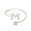 Latelita Initial Ring Silver M -Latelitla Store initial ring silver m 144393