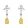 Latelita Isabella Drop Earrings Silver Citrine -Latelitla Store isabella drop earrings silver citrine 813403