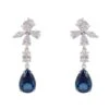 Latelita Isabella Drop Earrings Silver Tanzanite -Latelitla Store isabella drop earrings silver tanzanite 692333