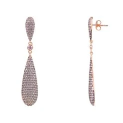 Latelita Coco`S Long Drop Earrings Morganite Light Pink -Latelitla Store latelita cocos long drop earrings morganite light pink 778601