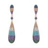 Latelita Coco`S Long Drop Earrings Rainbow Rosegold -Latelitla Store latelita cocos long drop earrings rainbow rosegold 440750