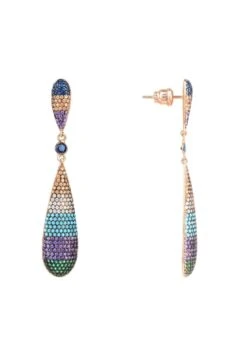 Latelita Coco`S Long Drop Earrings Rainbow Rosegold -Latelitla Store latelita cocos long drop earrings rainbow rosegold 676744