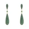 Latelita Long Drop Earrings Emerald Green Cz -Latelitla Store latelita long drop earrings emerald green cz 982992