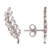 Latelita Leaf Ear Climbers Silver -Latelitla Store leaf ear climbers silver 188603