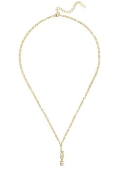 Latelita Love Pendant Necklace Gold -Latelitla Store love pendant necklace gold 181828