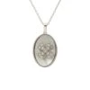 Latelita Lucky Shamrock White Mother Of Pearl Necklace Silver -Latelitla Store lucky shamrock white mother of pearl necklace silver 281026