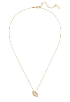 Latelita Luscious Lips Pendant Necklace Rosegold -Latelitla Store luscious lips pendant necklace rosegold 133104