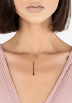 Latelita Matchstick Pendant Necklace Gold 7 Latelita Matchstick Pendant Necklace Gold -Latelitla Store matchstick pendant necklace gold 103527