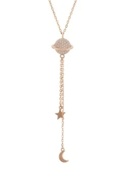 Latelita Milky Way Pendant Necklace Rosegold