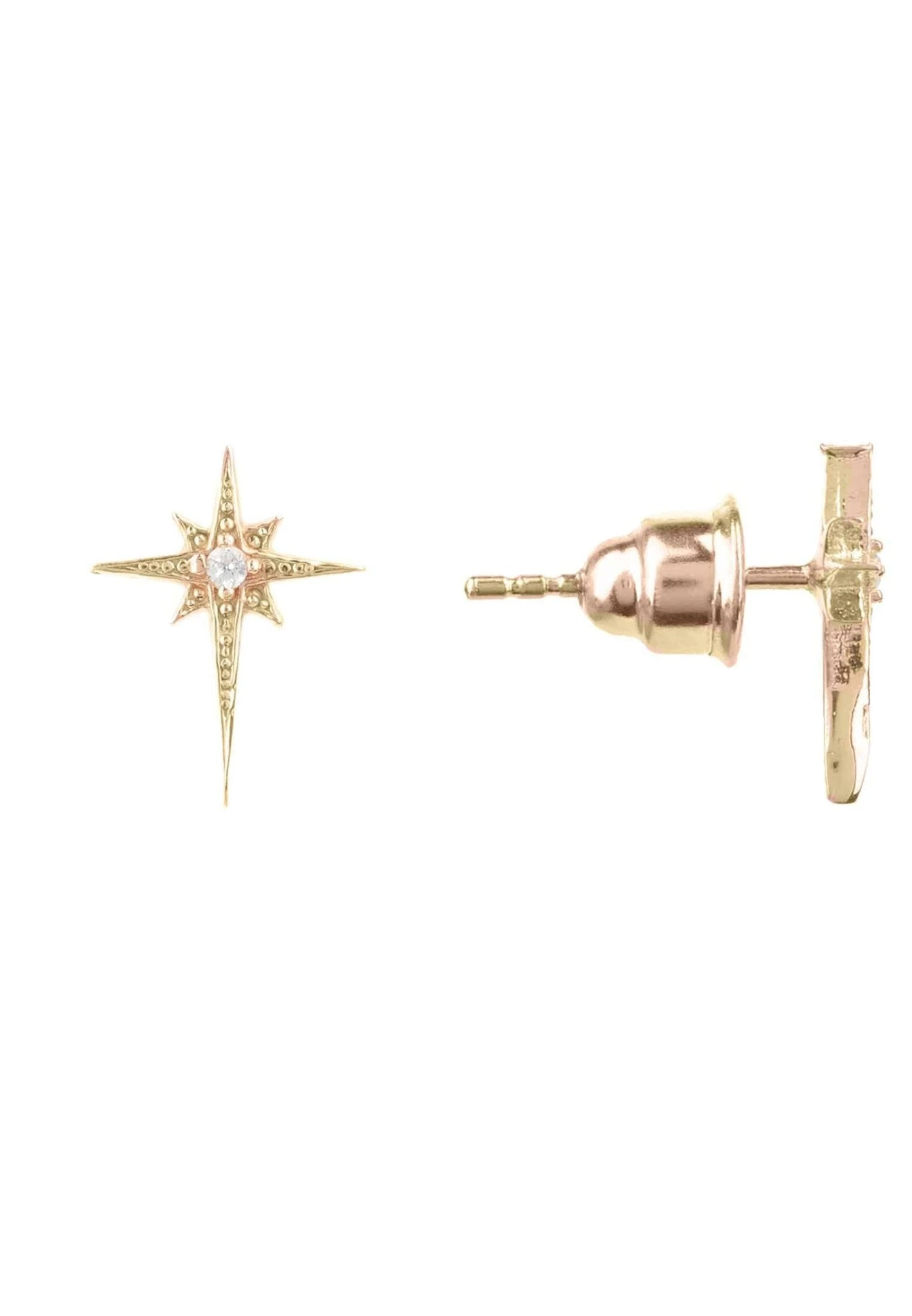 Latelita Mini Star Burst Small Stud Earrings Rosegold 5 Latelita Mini Star Burst Small Stud Earrings Rosegold - Image 3
