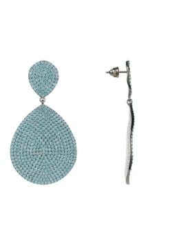 Latelita Monte Carlo Earrings Aqua Blue Silver -Latelitla Store monte carlo earrings aqua blue silver 916754