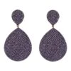Latelita Monte Carlo Earrings Rosegold Amethyst Zircon -Latelitla Store monte carlo earrings rosegold amethyst zircon 550468