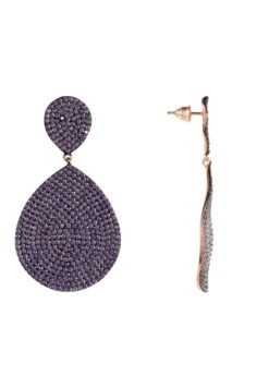 Latelita Monte Carlo Earrings Rosegold Amethyst Zircon -Latelitla Store monte carlo earrings rosegold amethyst zircon 632271