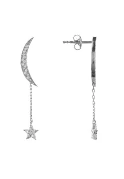 Latelita Moon And Star Earrings Sterling Silver -Latelitla Store moon and star earrings sterling silver 233051