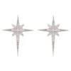 Latelita North Star Small Stud Earrings Silver 1 Latelita North Star Small Stud Earrings Silver -Latelitla Store north star small stud earrings silver 525042