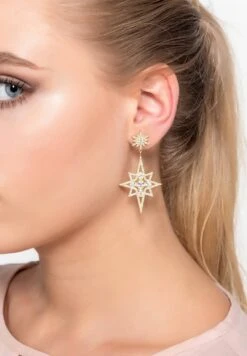 Latelita Northern Star Drop Earrings Gold 8 Latelita Northern Star Drop Earrings Gold -Latelitla Store northern star drop earrings gold 108705