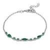 Latelita Olivia Bracelet Emerald Green Silver -Latelitla Store olivia bracelet emerald green silver 746735