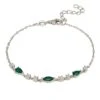 Latelita Olivia Gemstone Bracelets Silver Emerald & White Cz 1 Latelita Olivia Gemstone Bracelets Silver Emerald & White Cz -Latelitla Store olivia gemstone bracelets silver emerald white cz 447697